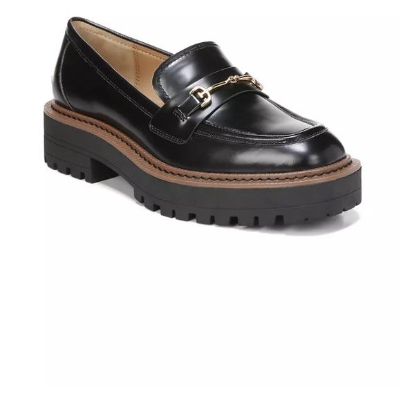Sam Edelman Shoes - SAM EDELMAN Laurs Lug-Sole Leather Loafers